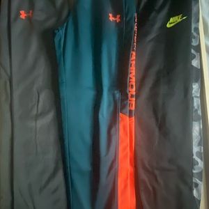 LOT OF 3 YOUTH PANTS. NIKE/UNDER ARMOR